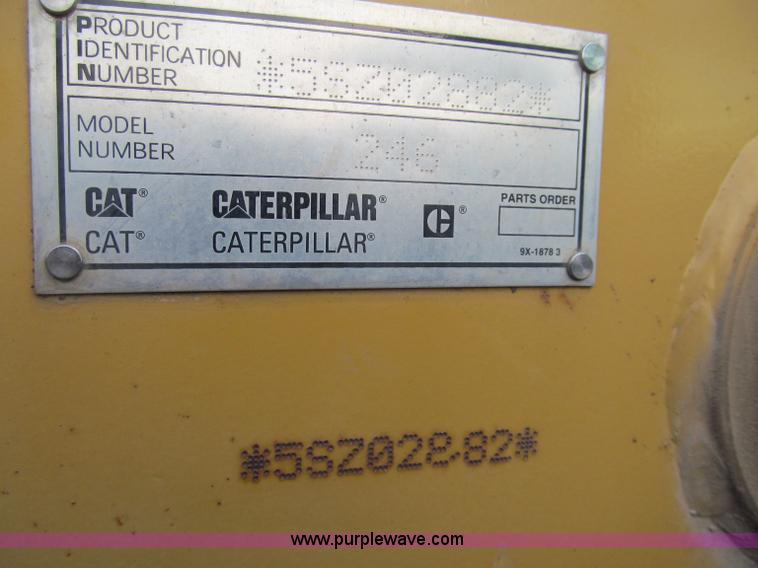 image for item F5640 2001 Caterpillar 246 Turbo skid steer
