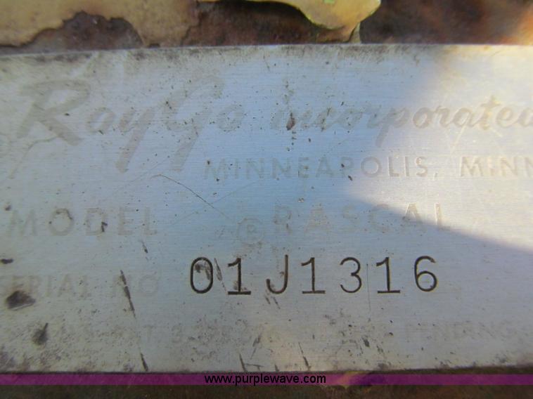 image for item F5672 Raygo Rascal smooth drum vibratory roller