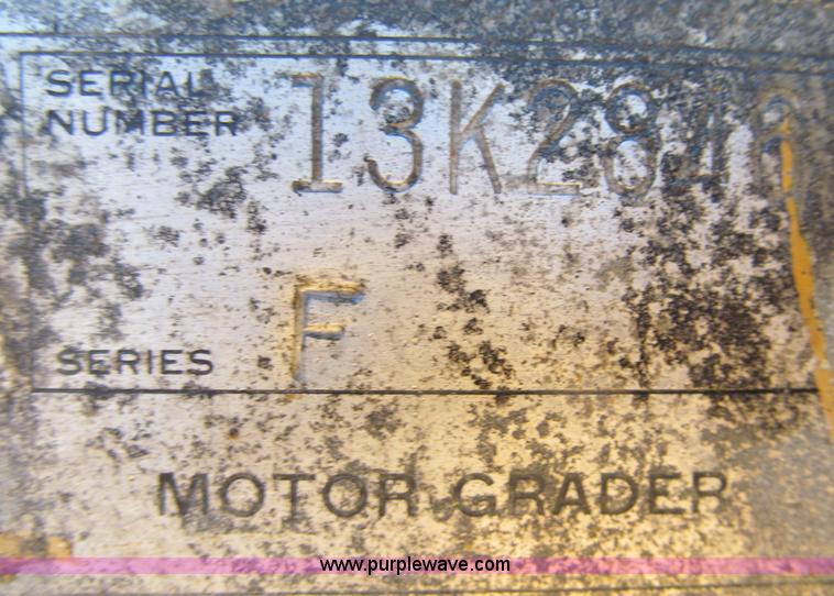 image for item F5681 1970 Caterpillar 12F motor grader