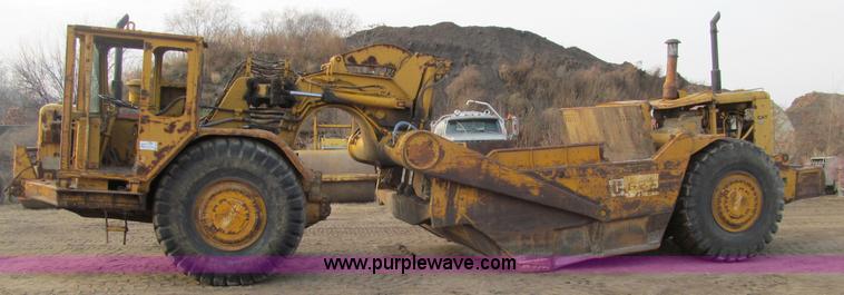 image for item F5682 1969 Caterpillar 627 twin engine motor scraper