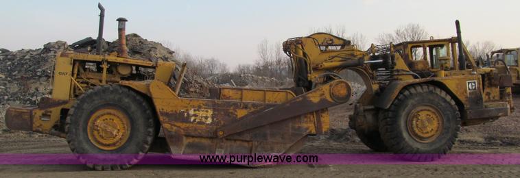 image for item F5682 1969 Caterpillar 627 twin engine motor scraper