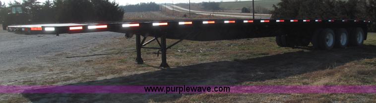 image for item B5287 1998 Nu Van 53102 triple axle semi trailer