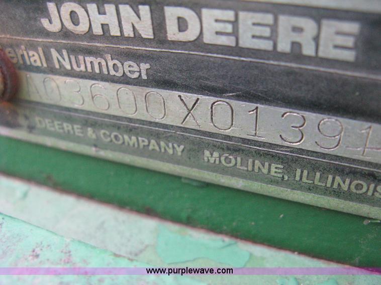 image for item B8353 John Deere 3600 7 x 18 bottom plow