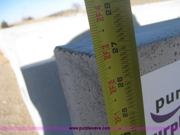 image for item B8475 (12) concrete feed bunks