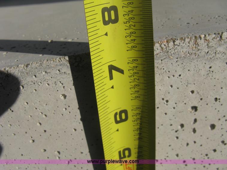 image for item B8475 (12) concrete feed bunks