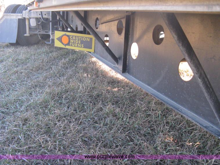 image for item B8486 2004 Transcraft step deck flatbed trailer