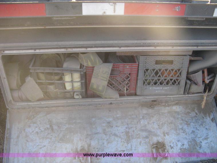 image for item B8486 2004 Transcraft step deck flatbed trailer