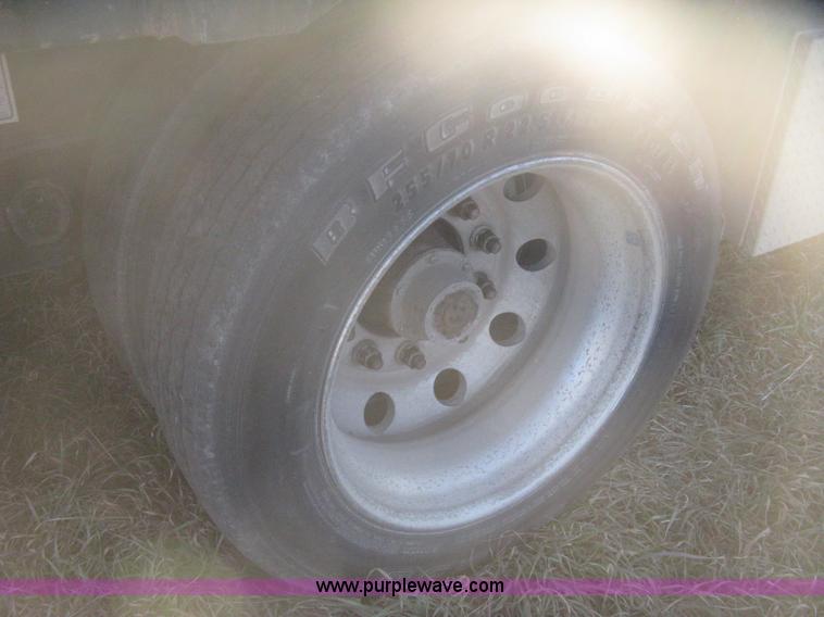 image for item B8486 2004 Transcraft step deck flatbed trailer