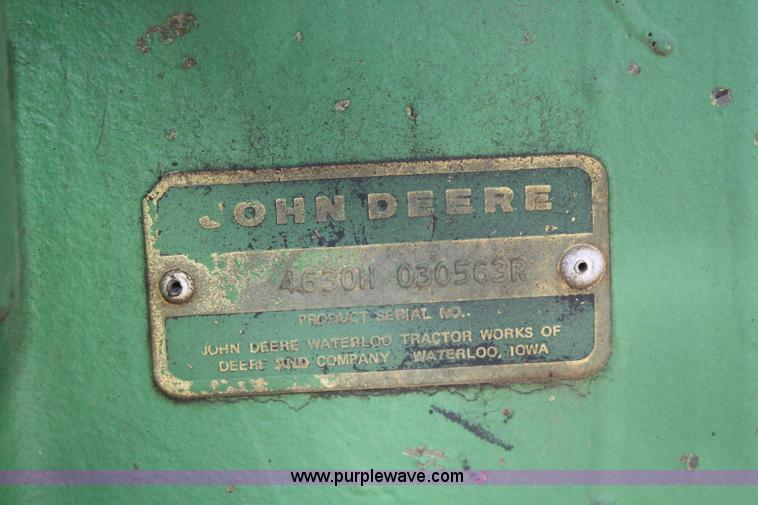 image for item F2729 1977 John Deere 4630 tractor