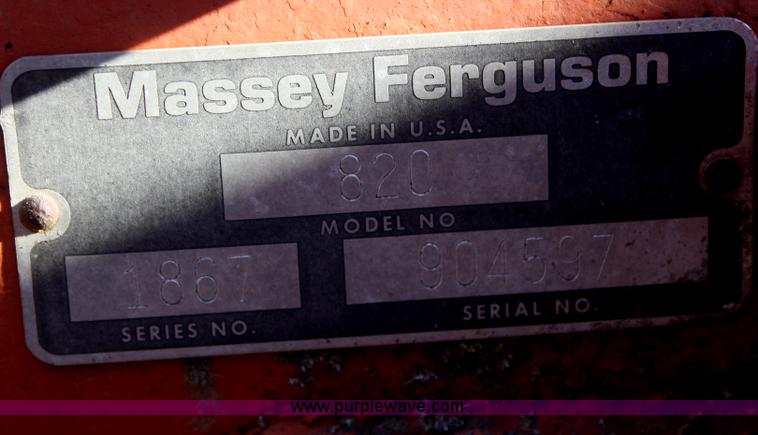image for item F2903 Massey-Ferguson 820 disc