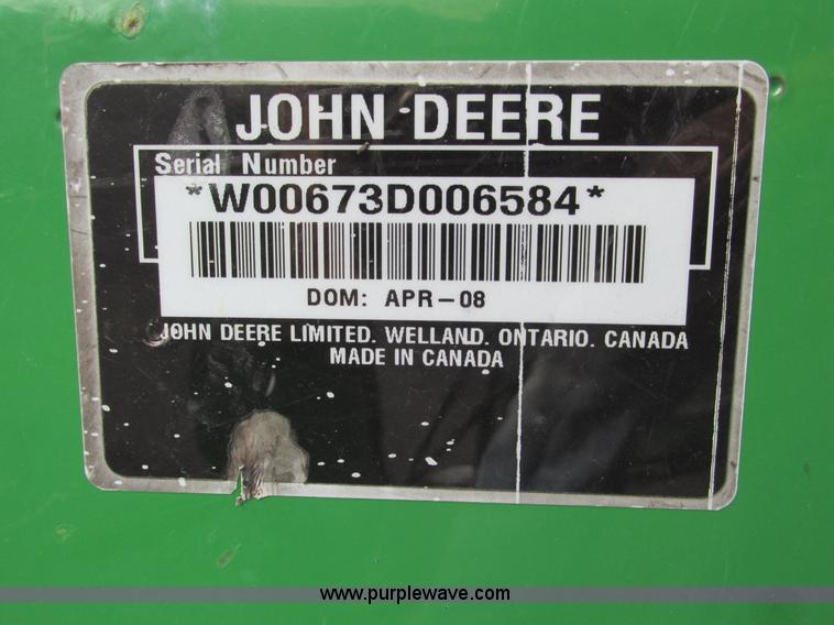 image for item F4056 2005 John Deere 673 loader attachment