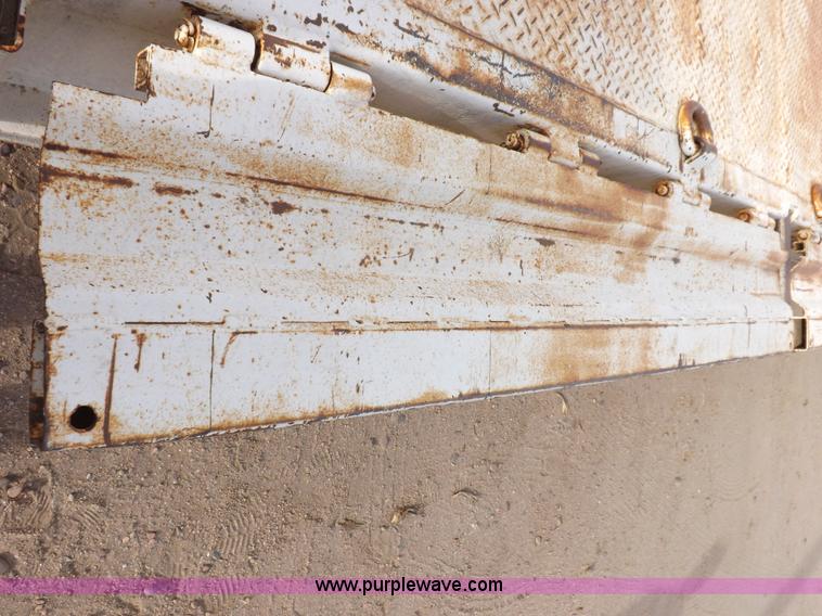 image for item F6348 1978 Landoll 46' hydraulic equipment trailer