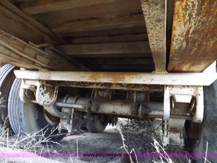 image for item F6348 1978 Landoll 46' hydraulic equipment trailer