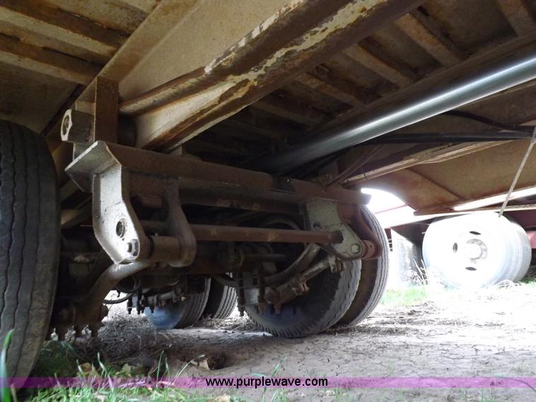 image for item F6348 1978 Landoll 46' hydraulic equipment trailer