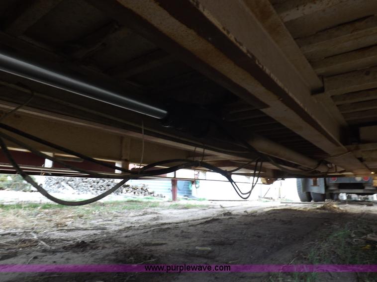 image for item F6348 1978 Landoll 46' hydraulic equipment trailer