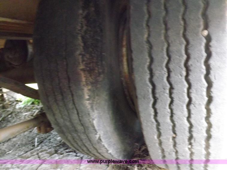 image for item F6348 1978 Landoll 46' hydraulic equipment trailer