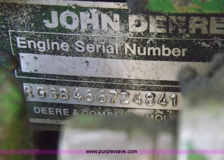 image for item F6349 1978 John Deere 4840 tractor