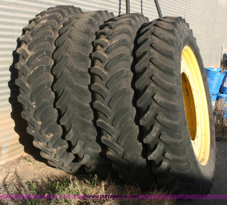 image for item G5548 (4) 380/105R50 tires and wheels