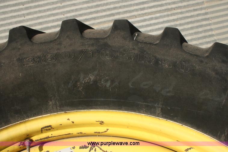 image for item G5548 (4) 380/105R50 tires and wheels