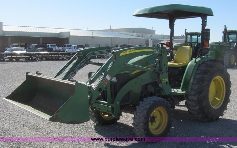 image for item G5573 2008 John Deere 4105 MFWD tractor