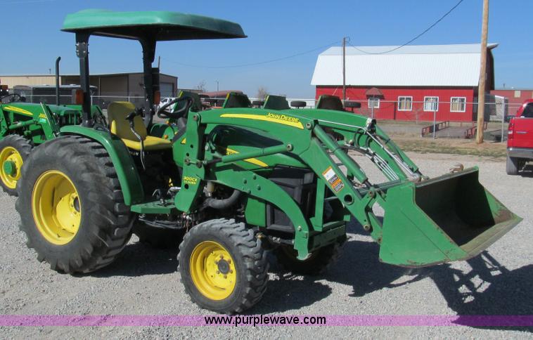 image for item G5573 2008 John Deere 4105 MFWD tractor