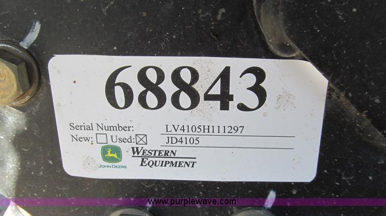 image for item G5573 2008 John Deere 4105 MFWD tractor