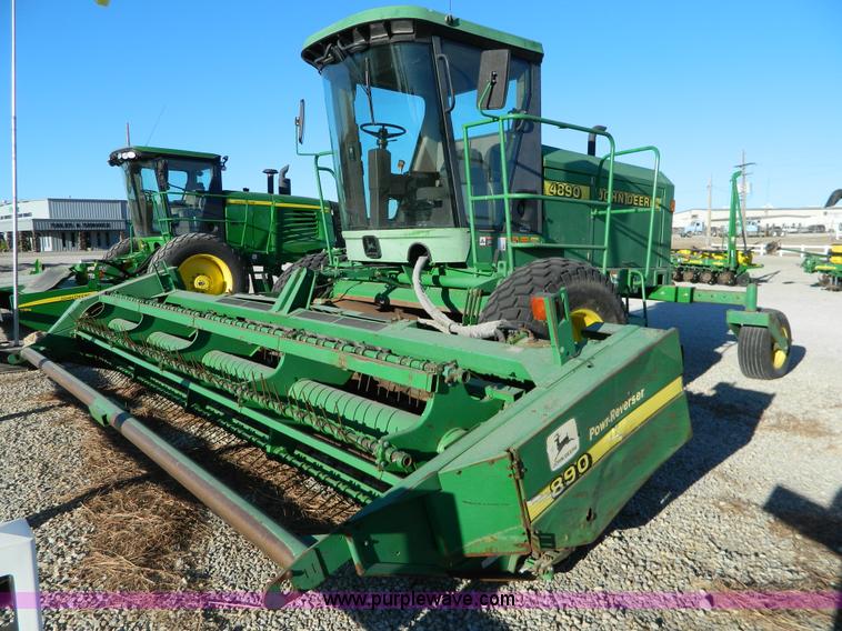 image for item G7590 1998 John Deere 4890 swather
