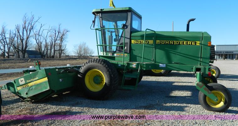image for item G7590 1998 John Deere 4890 swather