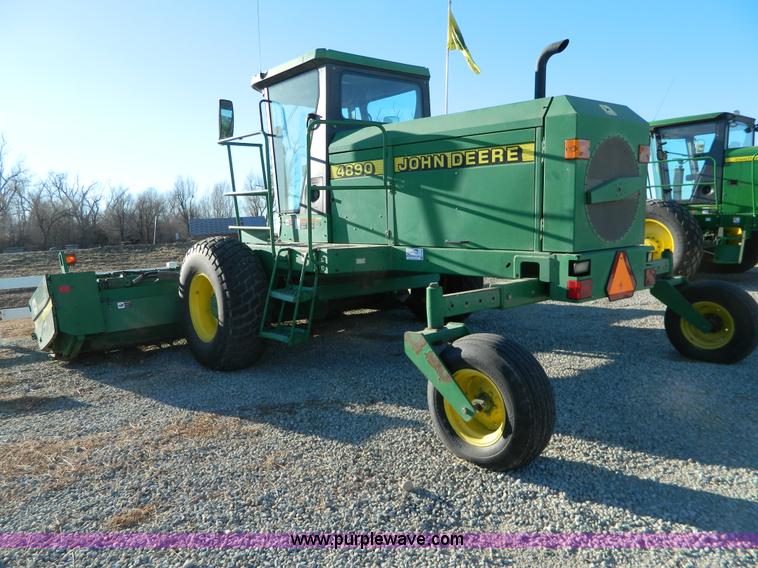 image for item G7590 1998 John Deere 4890 swather