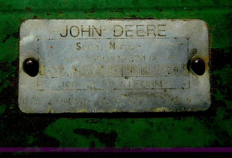 image for item G7590 1998 John Deere 4890 swather