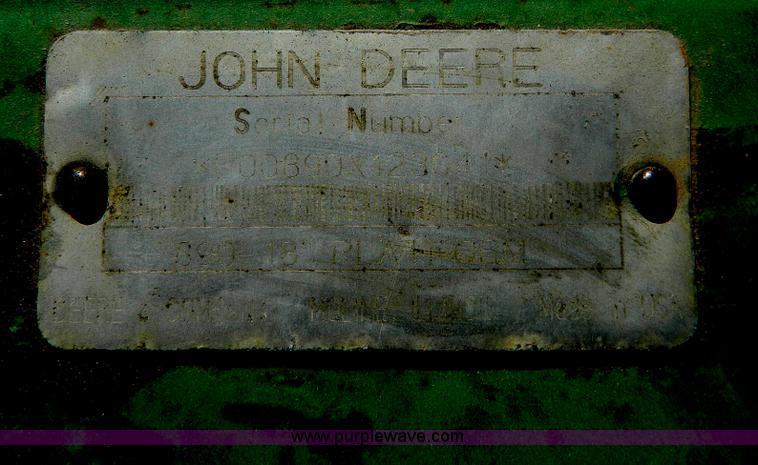 image for item G7590 1998 John Deere 4890 swather