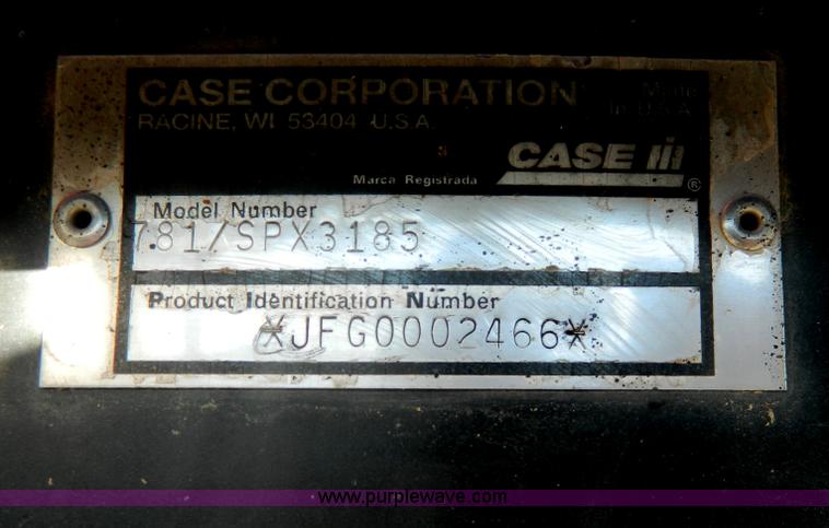 image for item G7591 1999 Case IH SPX3185 Patriot sprayer