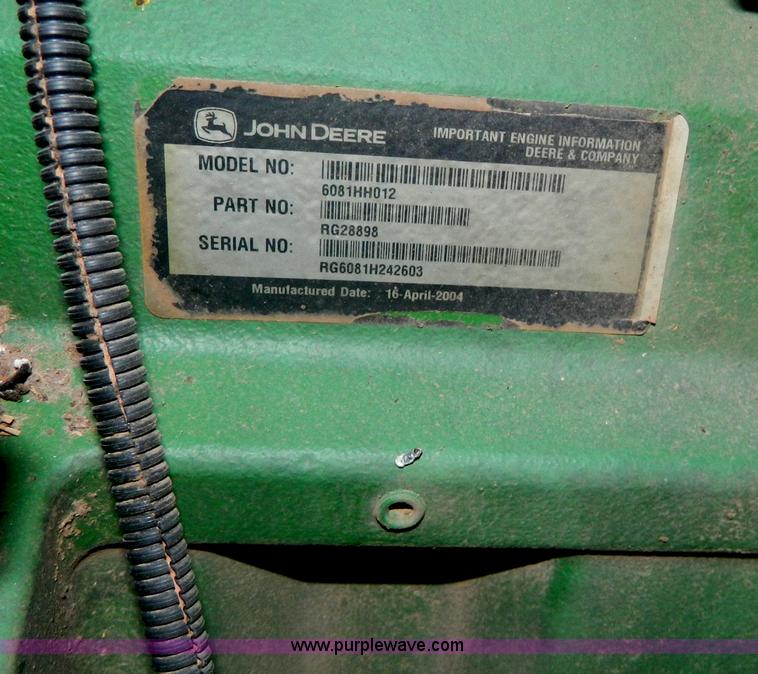 image for item G7592 2004 John Deere 9760 STS combine