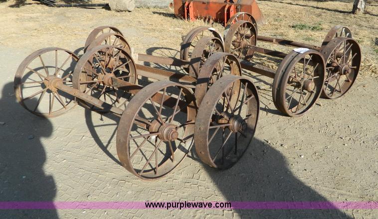 image for item G7639 (6) vintage steel wheels