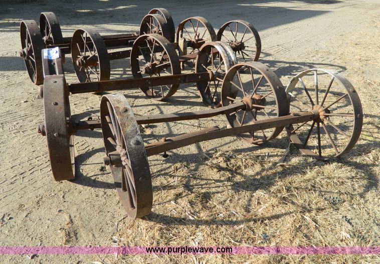 image for item G7639 (6) vintage steel wheels