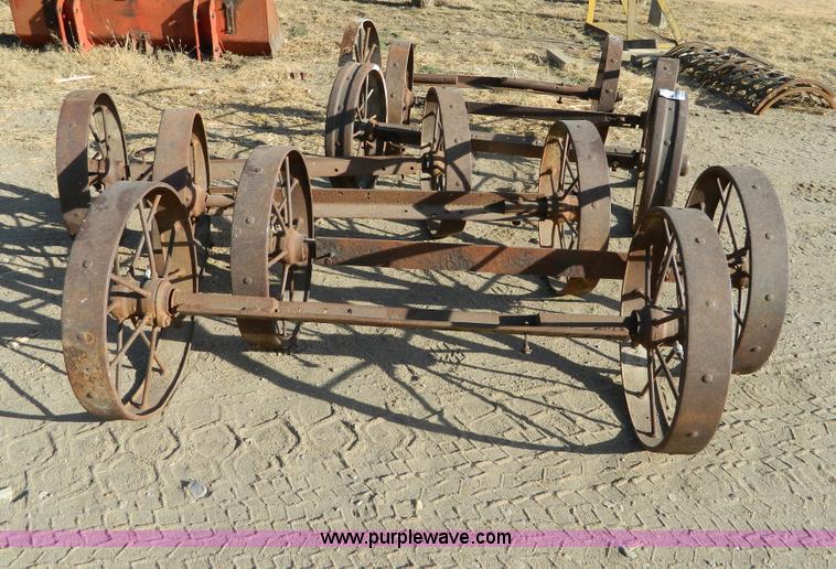 image for item G7639 (6) vintage steel wheels