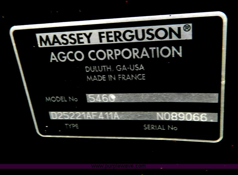image for item G7667 2004 Massey-Ferguson 5460 tractor