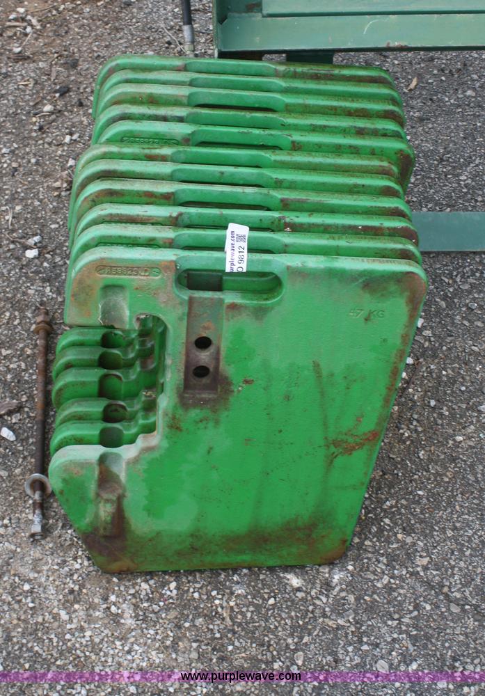 (12) John Deere suitcase weights in Tonganoxie, KS Item O9812 sold
