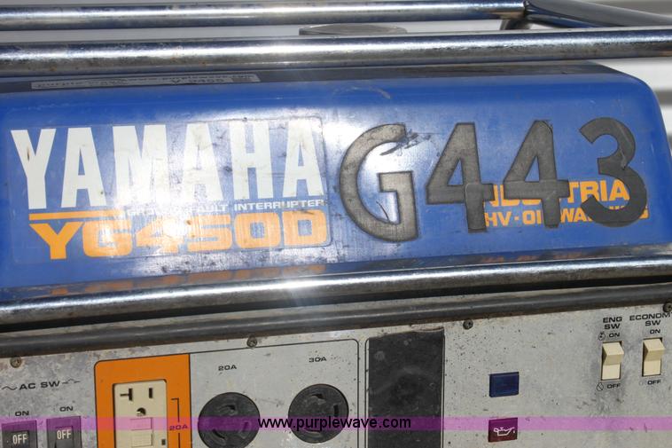 image for item V9455 Yamaha YG450D generator