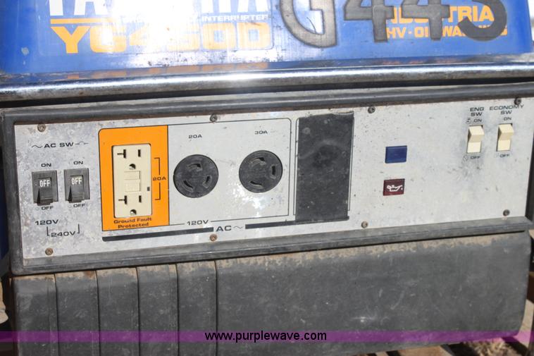 image for item V9455 Yamaha YG450D generator