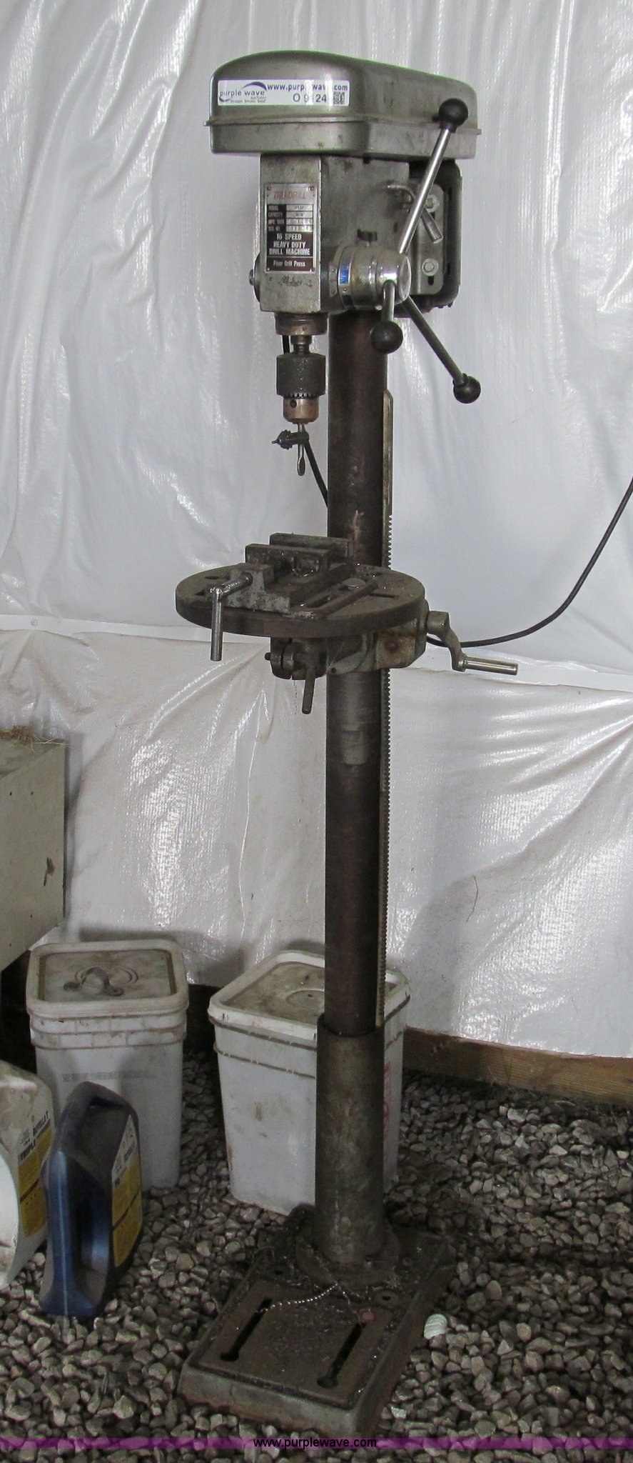 TruDrill 915F floor drill press in Linneus, MO Item O9124 sold Purple Wave