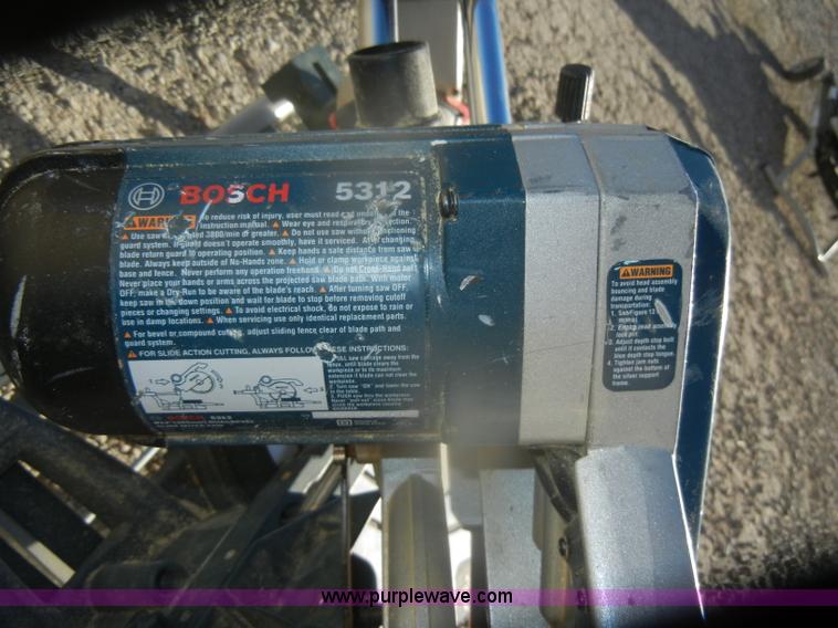 Bosch 5312 12" dual bevel slide miter saw in Topeka, KS Item AB9961