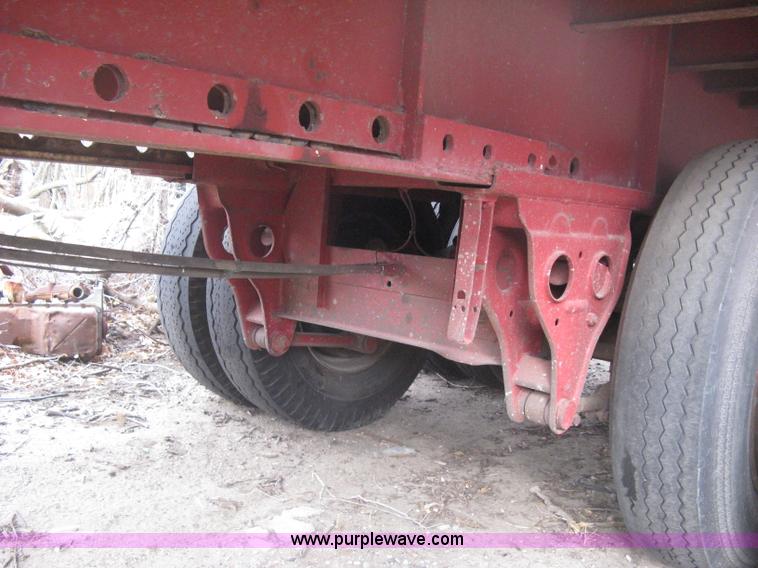 image for item B8346 1969 Fruehauf tandem axle flatbed trailer