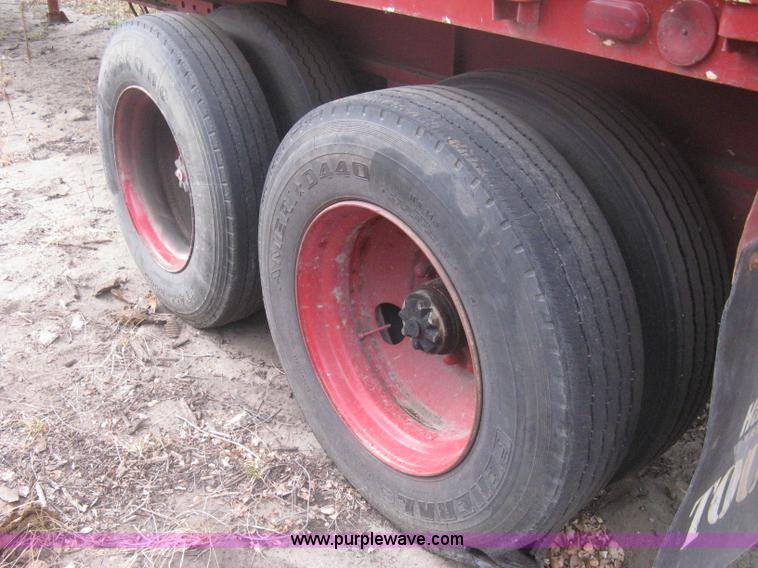 image for item B8346 1969 Fruehauf tandem axle flatbed trailer