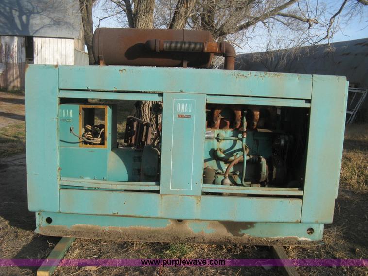 image for item B8350 Onan 115/WA backup generator