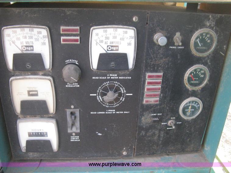 image for item B8350 Onan 115/WA backup generator