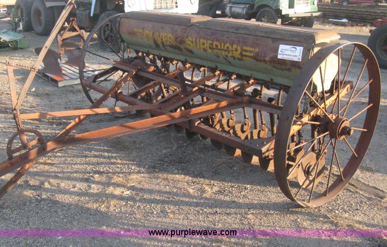 image for item B8377 Oliver Superior steel wheeled grain drill