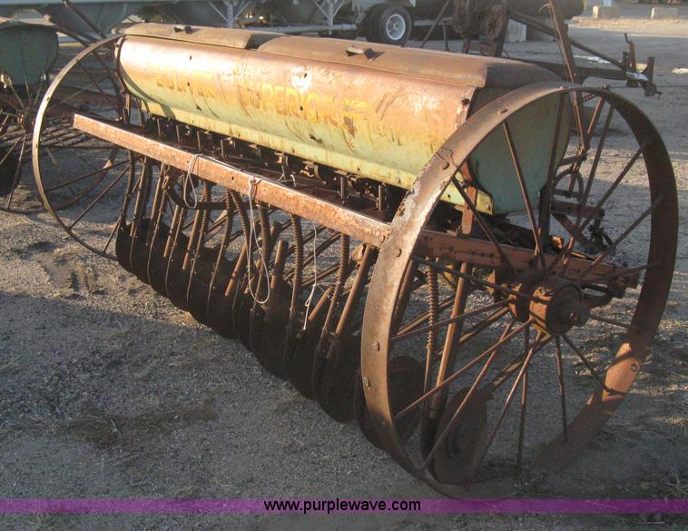 image for item B8377 Oliver Superior steel wheeled grain drill