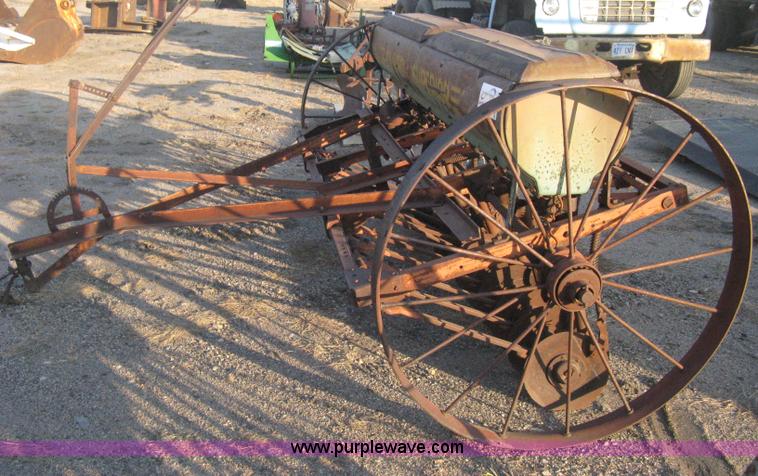 image for item B8377 Oliver Superior steel wheeled grain drill