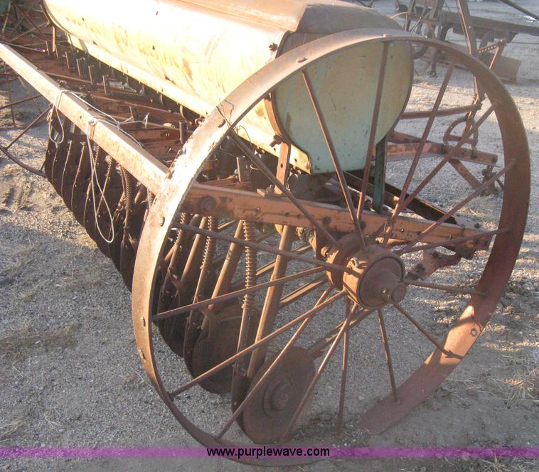 image for item B8377 Oliver Superior steel wheeled grain drill